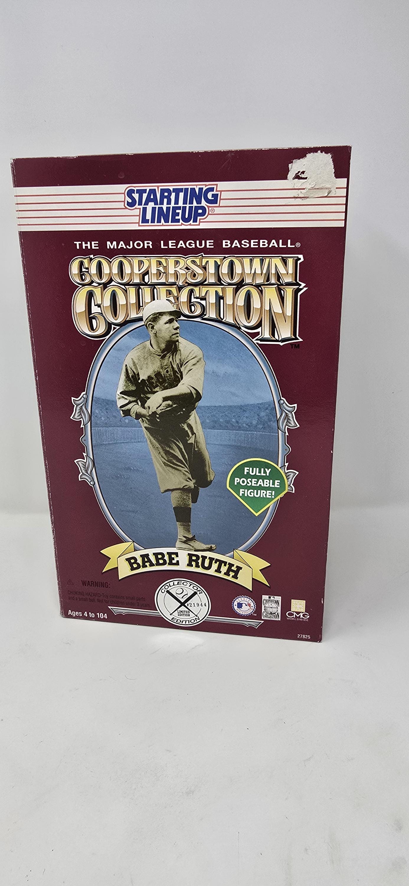 Vtg Babe Ruth Starting Lineup MLB 1996 Cooperstown Collection