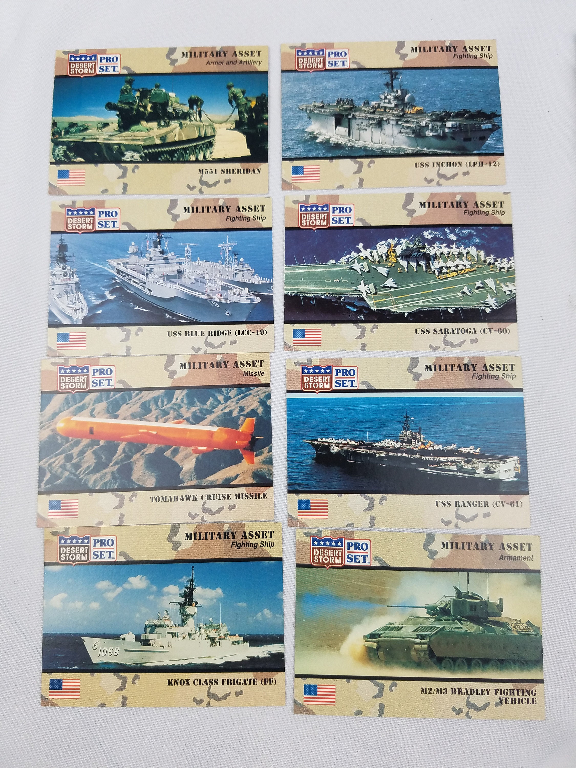 Pro Set Desert Storm Cards