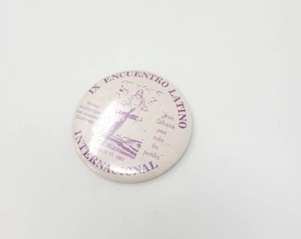 Vtg IX Encouentro Latino International ピンバックボタン広告