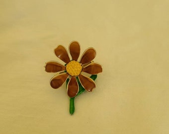 Spilla di fiori smalto vintage spilla