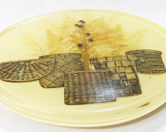 Vtg Rubbermaid mid century retro modern Lucite acrylic turntable kitchenware