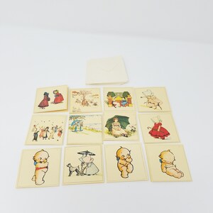 Vintage pendaison cadeau cartes String Tags Holly Hobbie et Kewpie