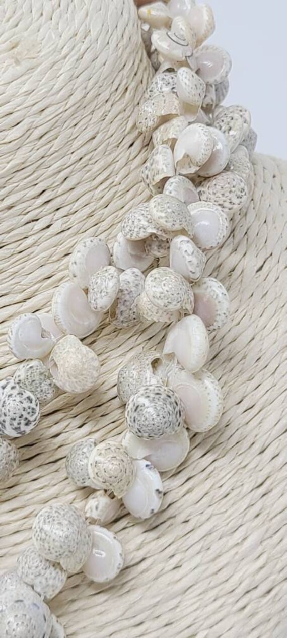 Hawaiian shell necklace beach jewelry nautical oc… - image 3
