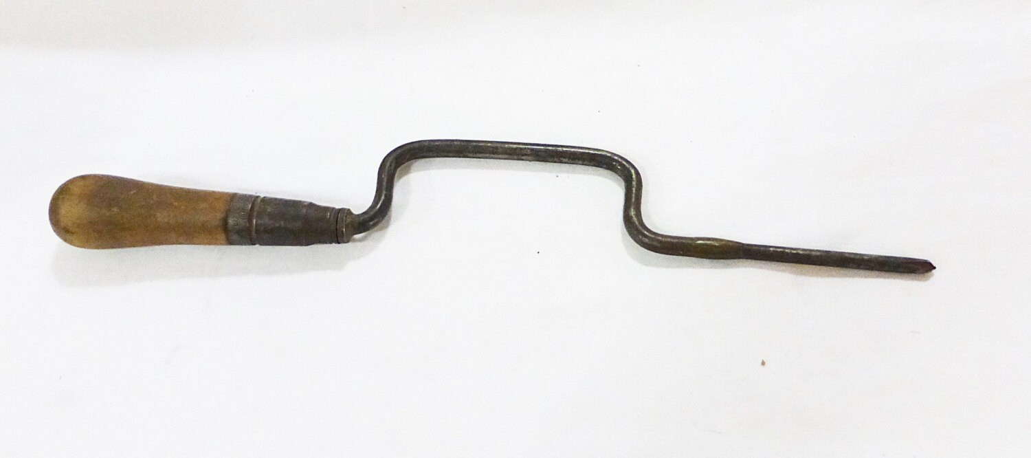 Vintage Lutz File Company Hand Screw Driver Primitive Tool Rustic