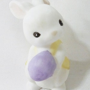 Hallmark little easter bunny holding egg 1984 vintage figuring miniature