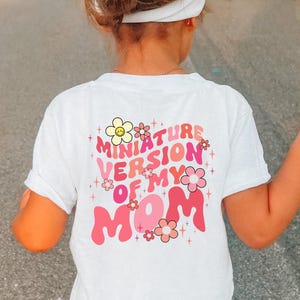 Miniature Version of Mom Shirt: Retro Boho Toddler Tee
