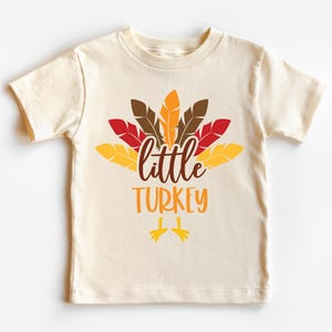 Little Turkey Shirt, Toddler Thanksgiving Shirt, Kids Fall Shirt, Preteen Thanksgiving Tee, Youth Fall Apparel
