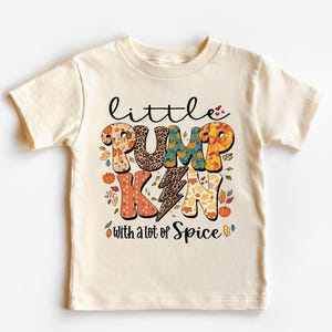 Little Pumpkin Spice Kids Shirt: Thanksgiving Toddler Tee