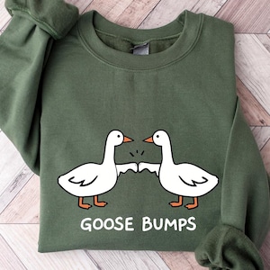 Funny Goose Hoodie: Meme Cartoon Crewneck Sweatshirt