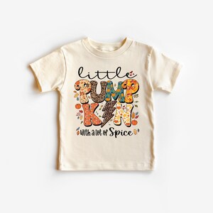 Little Pumpkin Spice Kids Shirt - Thanksgiving Toddler Tee