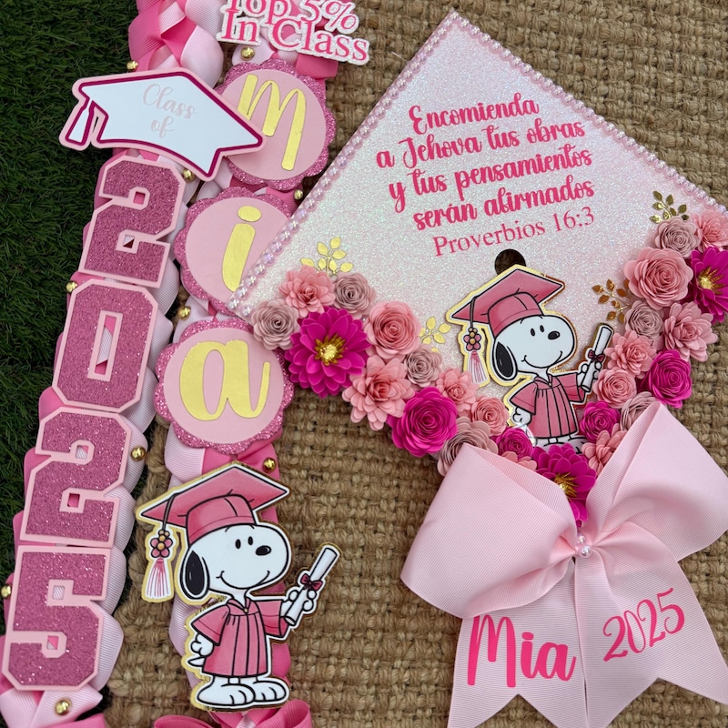 Snoopy Graduation Cap - Etsy