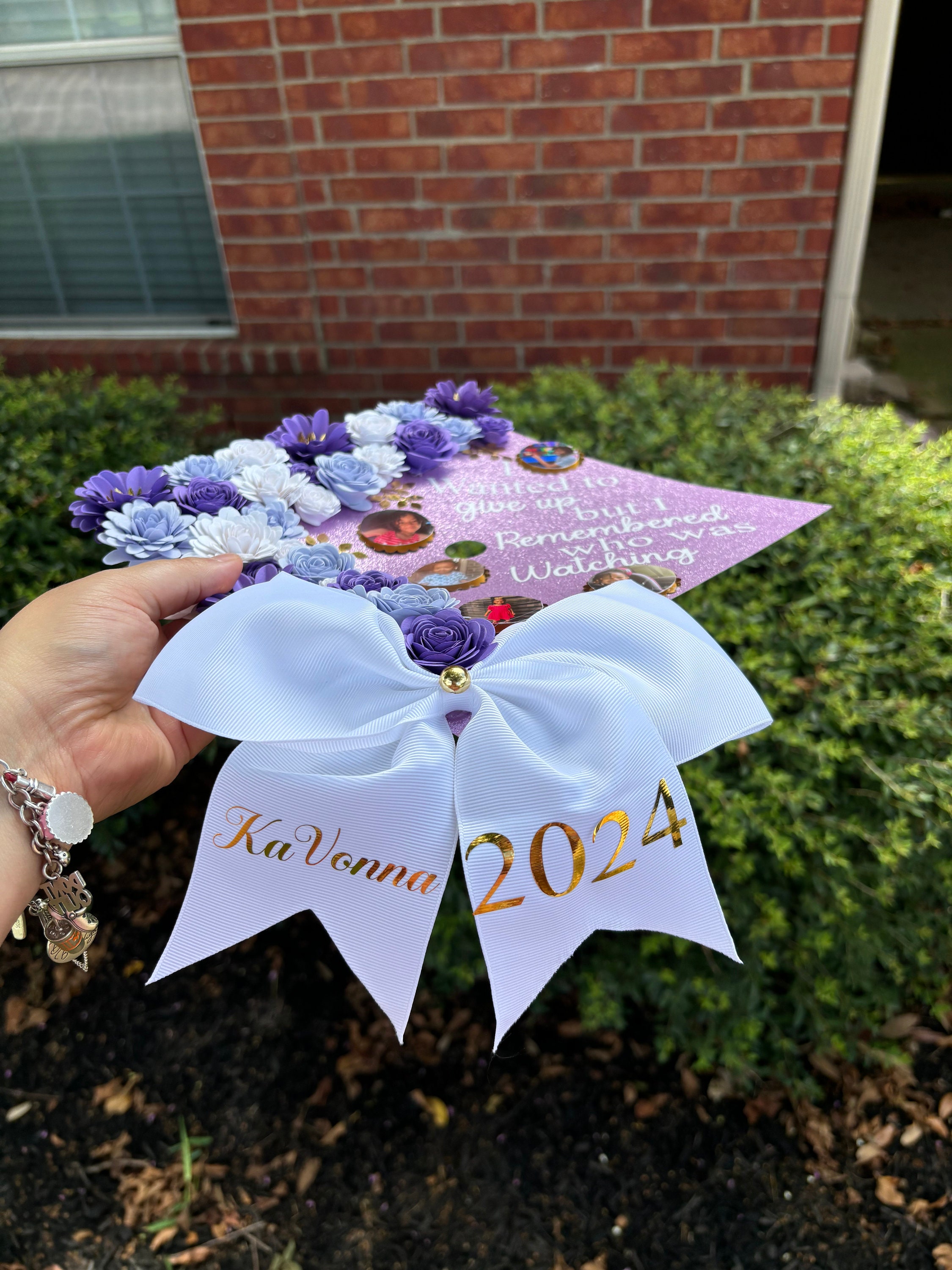 Custom Mommy Did It Graduation Cap Topper Personalized Mom and Child ...