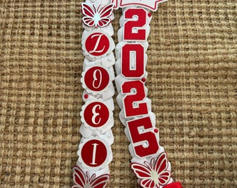 Girly Graduation Lei Promotion Gift Lei Senior Night Gift Lei Braided Ribbon Lei Graduation Ribbon Lei Graduate Lei 2026 Senior