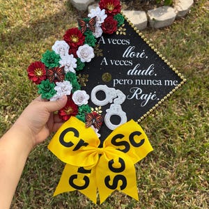 Criminal justice grad cap topper Personlized Graduation Cap Topper Graduation Topper Custom Topper Graduation hat topper class of 2026 Grad