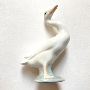 Vintage Lladro Duck Goose Standing Charming Porcelain Duck Made in Spain Housewarming Gift 1970s Lladro Vintage Lladro Figurine Retired (?)