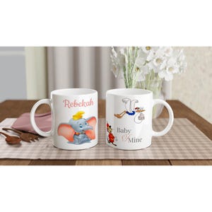 Cute Baby Dumbo Mug | Ceramic Coffee Cup | Perfect Gift for Disney Lovers