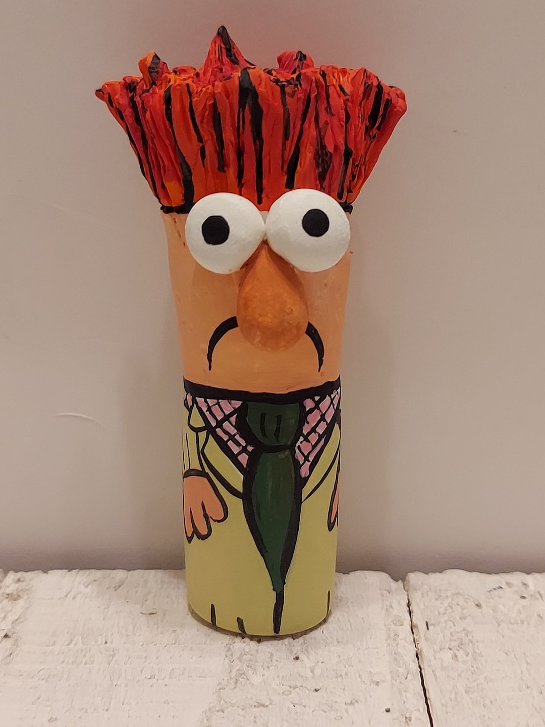 The BEAKER Muppet Inspired Peg Doll MEEP MEEP Etsy