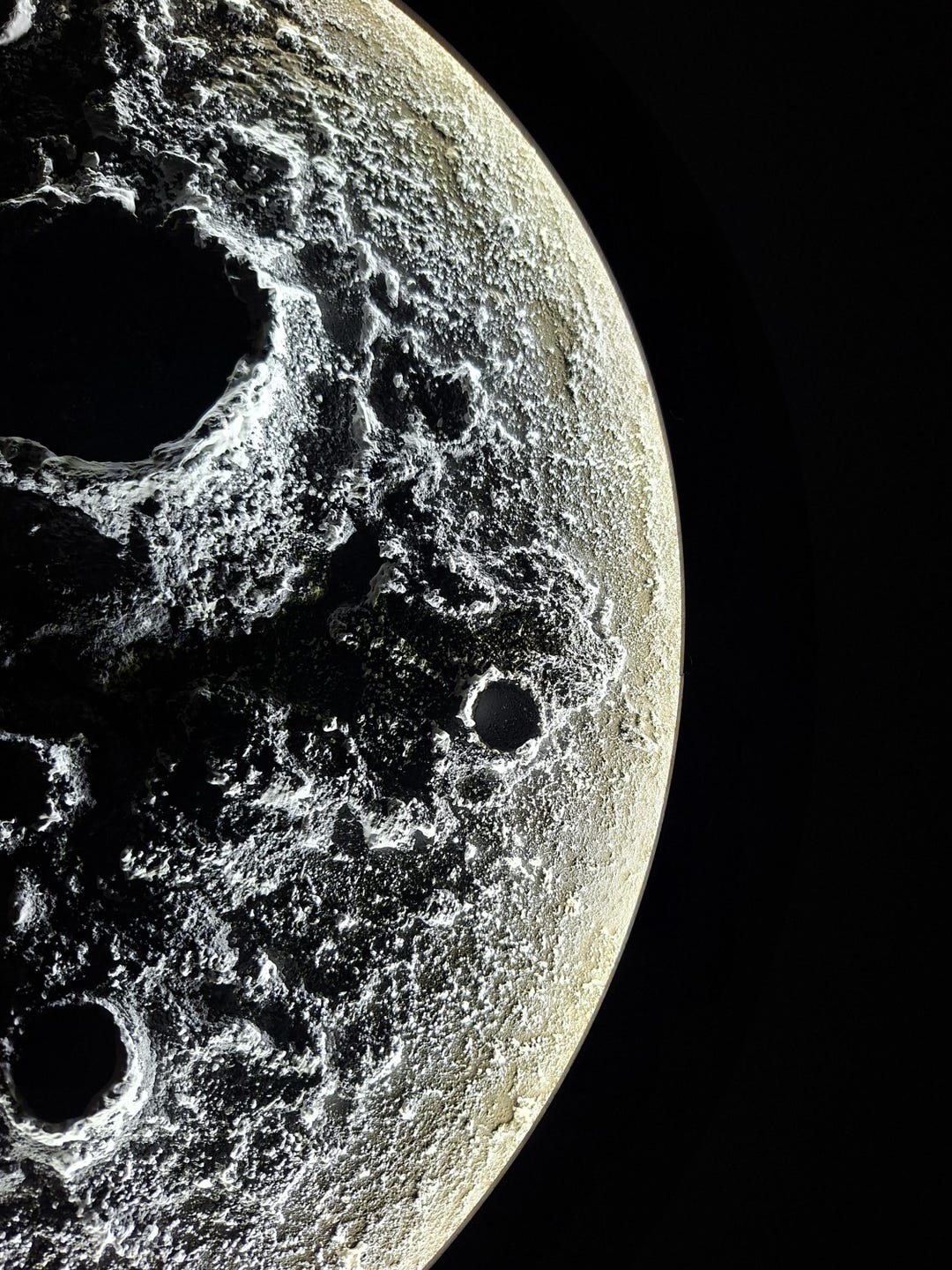 Moon Night Light | Textured Moon | Moon Wall Decoration | Wall