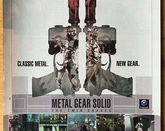Metal Gear Solid Twin Snakes - Replacement Case - No Game - Etsy