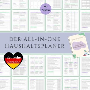 Household Planner PDF – Complete Cleaning and Home Organization Planner Printable A4 A5 with Routines Checklists + Bonus 2026 Yearly Planner