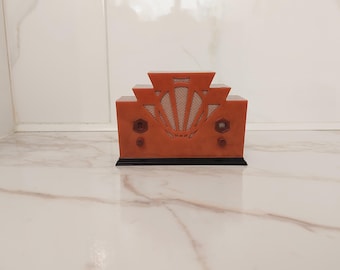 Radio en miniatura vintage Radioline Crosiey 33S Italia 1933, modelo de colección portátil, regalo funcional para esposo, padre y abuelo.