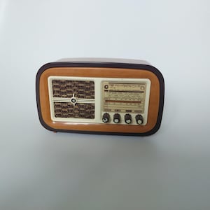 Vintage Miniature Radio Radioline Geloso 26G48 Italia 1954 Portable Collection Model Working Gift Husband Father Grandfather