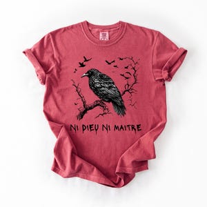 Anti-Authoritarian T-Shirt: Ni Dieu Ni Maître, Anarchist Leftist Tee