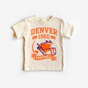 Vintage Denver Football Kids T-Shirt – Retro 1960 Helmet Graphic Tee