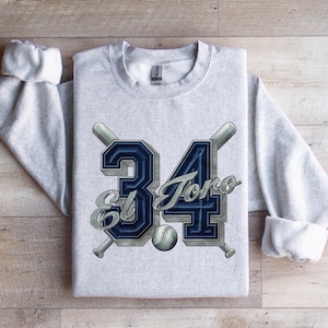 Fernando Valenzuela &#39;El Toro&#39; Memorial Sweatshirt - Baseball 34 Shirt