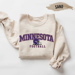 Vintage Style Minnesota Football Sweatshirt: Soft Unisex Crewneck