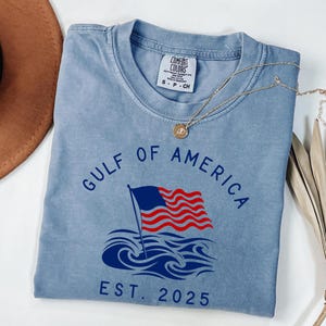 Comfort Colors Gulf of America Shirt, Summer Vibes 2025 Tshirt, Patriotic Republican Shirt, Patriot American Pride 4th of July Tee
