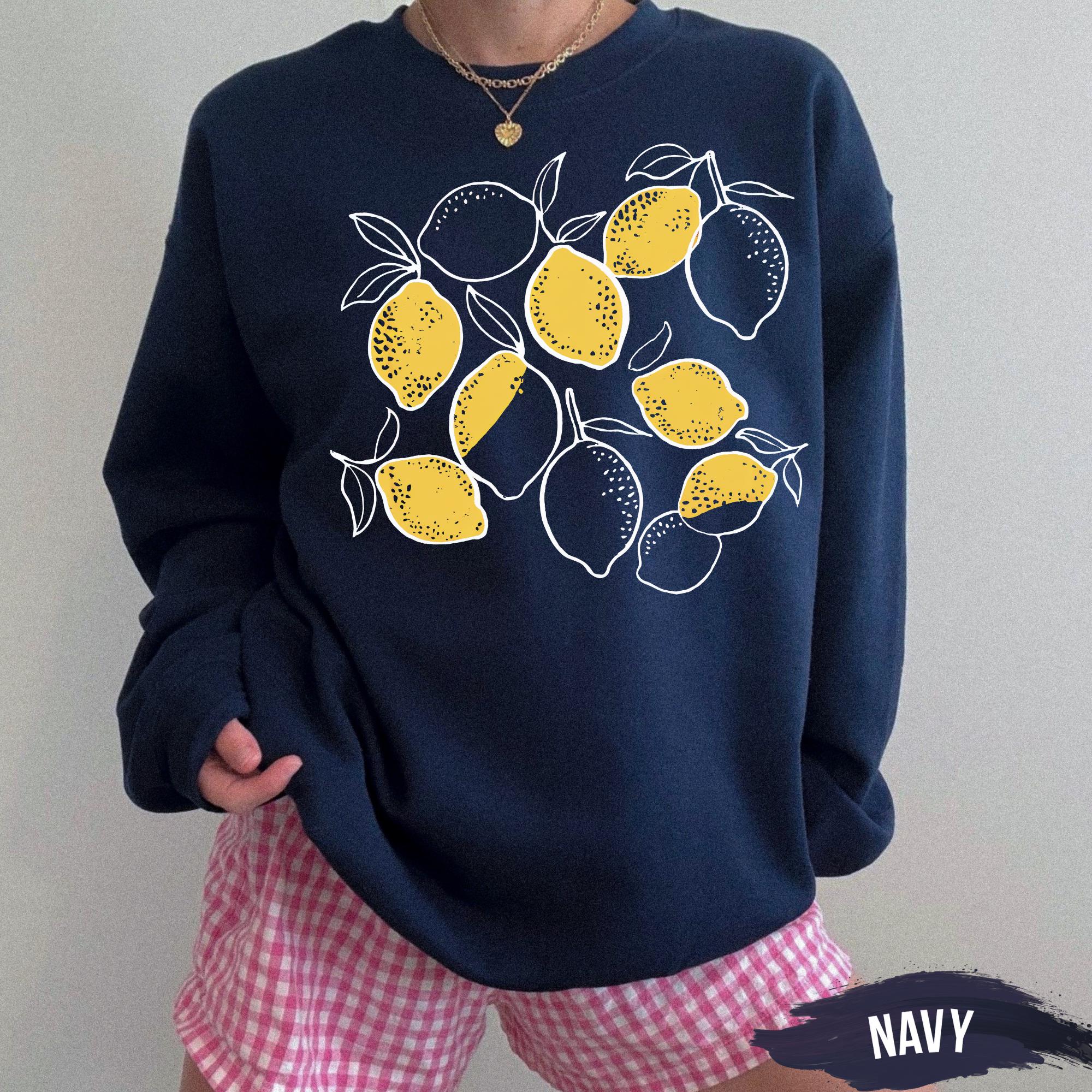 Lemon Sweatshirt - Etsy