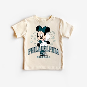 Philadelphia Football Minnie T-Shirt, Kids Game Day Tee, Disney Football Shirt