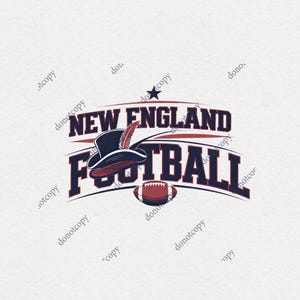 New England Football PNG: Patriots Fan Art (Digital Download)