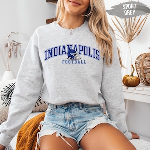 Indianapolis Football Sweatshirt: Game Day Fan Shirt