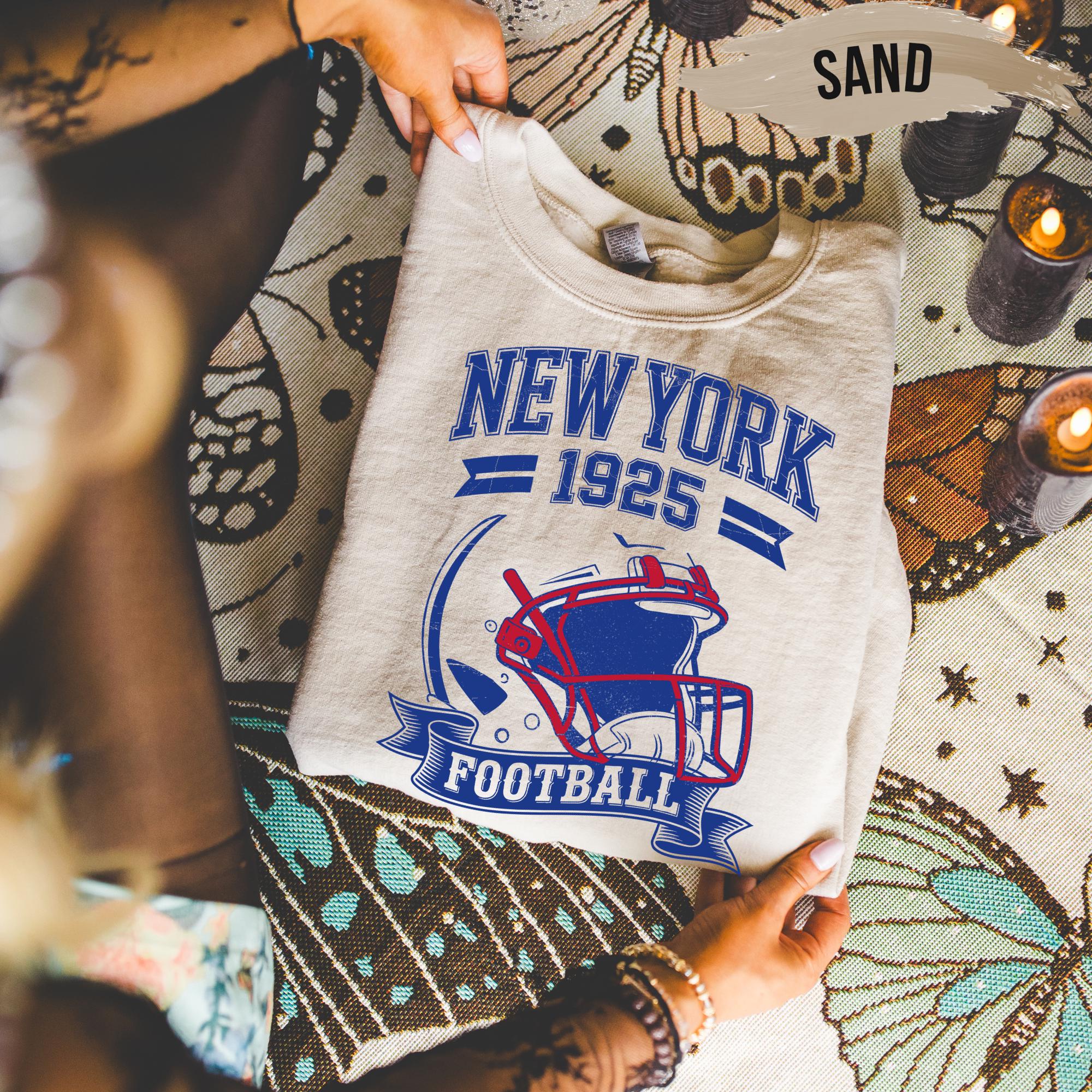 NIKE 80's ビンテージ NEW YORK GIANTS スウェットシャツ Nike New York Giants Throwback Logo Men's NFL Sideline Pullover