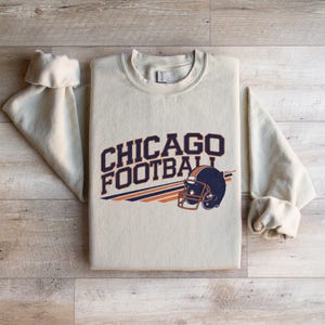 Retro Chicago Football Sweatshirt: Soft Unisex Bears Shirt