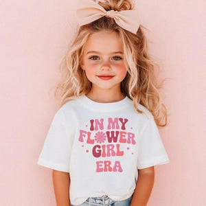 In My Flower Girl Era Shirt: Soft Unisex Wedding Party Tee