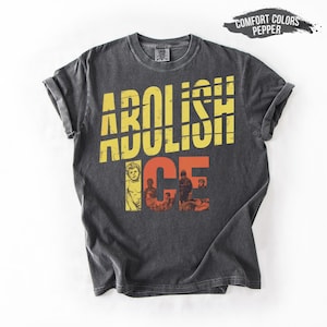 Abolish Ice No Human Is Illegal Shirt  Aesthetic Shirt End Ice Political Shirt Immigrant Human Rights Shirt Social Justice Shirt GIFTS