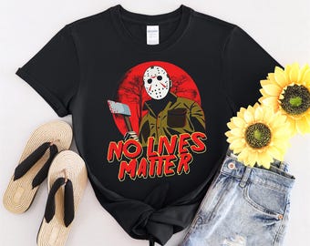 Jason Voorhees No Lives Matter Blood Moon Tshirt Men Women Children Kids T-shirt Hoodie Sweatshirt S to 5XL T Shirt, UV Sticker, YU297