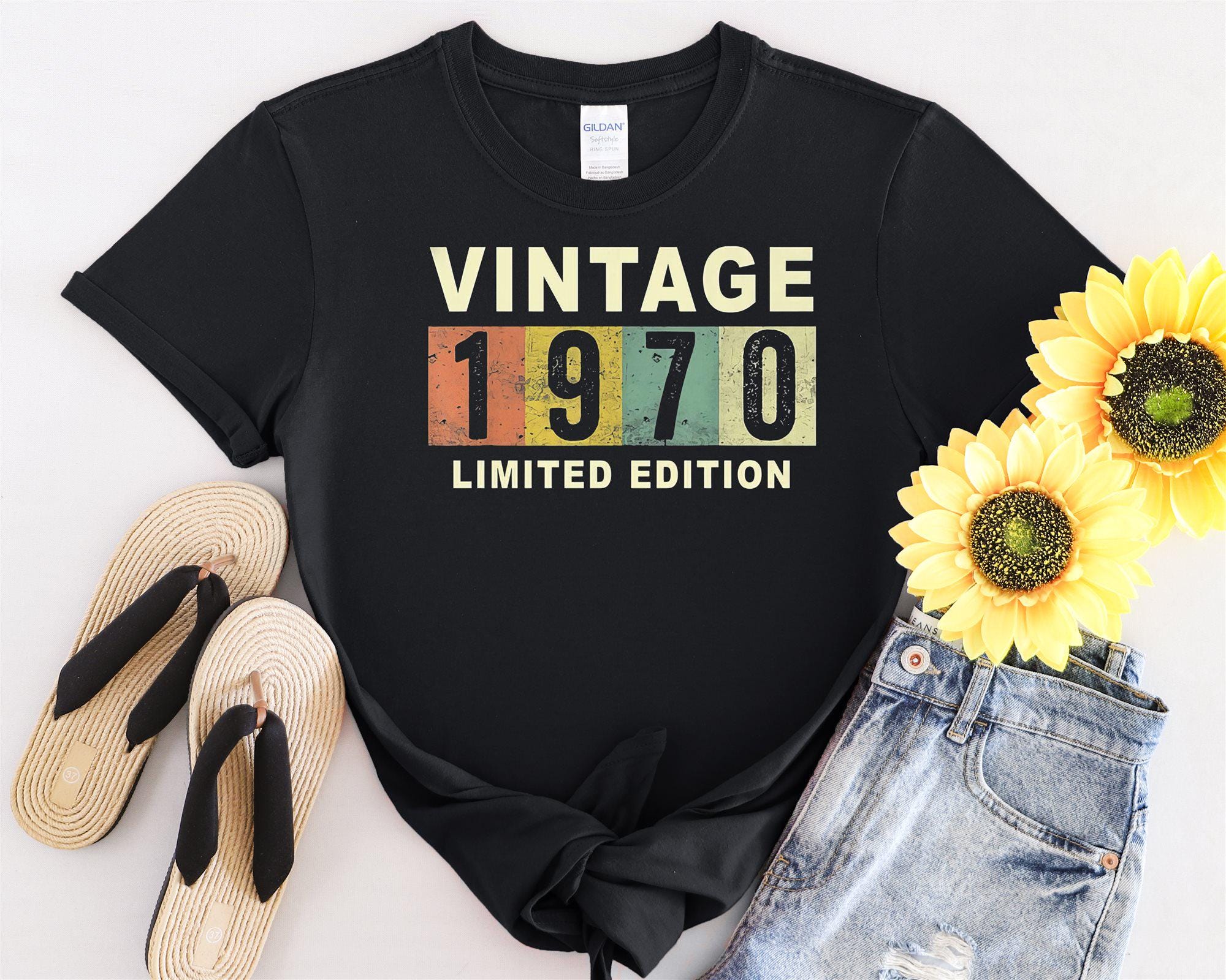おゆーー Vintage 1970 Limited Edition Vintage Tshirt Men Women Children