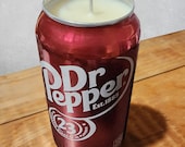 Dr Pepper Soy Candle | Recycled Soda Can, Hand Poured