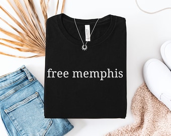 Free Memphis Shirt • Bella Canvas Graphic Tee • Memphis Pride T-Shirt • Minimalist Streetwear • Local Statement Shirt • Gift for Men & Women