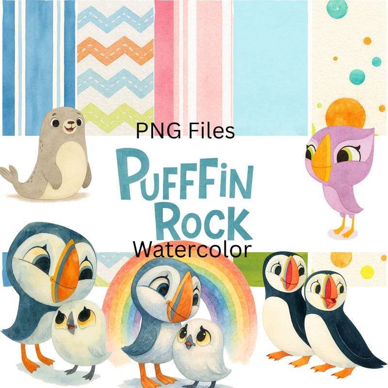 Puffin Craft Pictures - Etsy UK