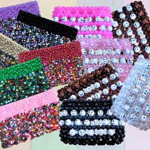 Beaded Coin Purse Unique Gift for Women Colorful Handmade Small Wallet Aesthetic Coin Purse Christmas Gift for Her
