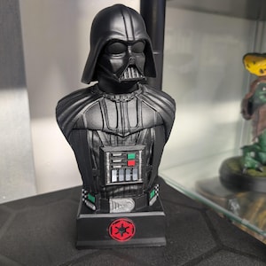 3D printed and hand painted Darth Vader bust