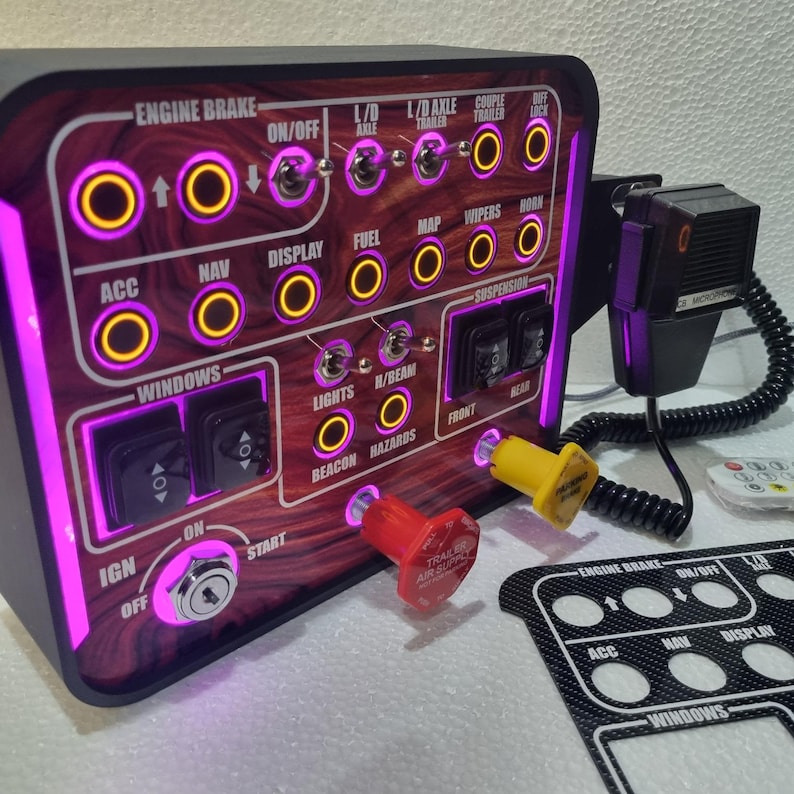 Large 33 Function Truck Simulator Button Box With CB - Etsy