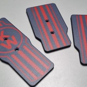 3D Printed Pedal Plates for Moza SR-P / Fanatec CSL: Euro/American Truck Simulator