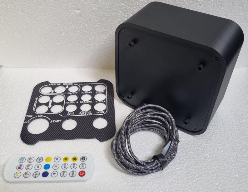 Simboxx Truck Simulator Button Box: 28 Function, Rgbic Backlit ...