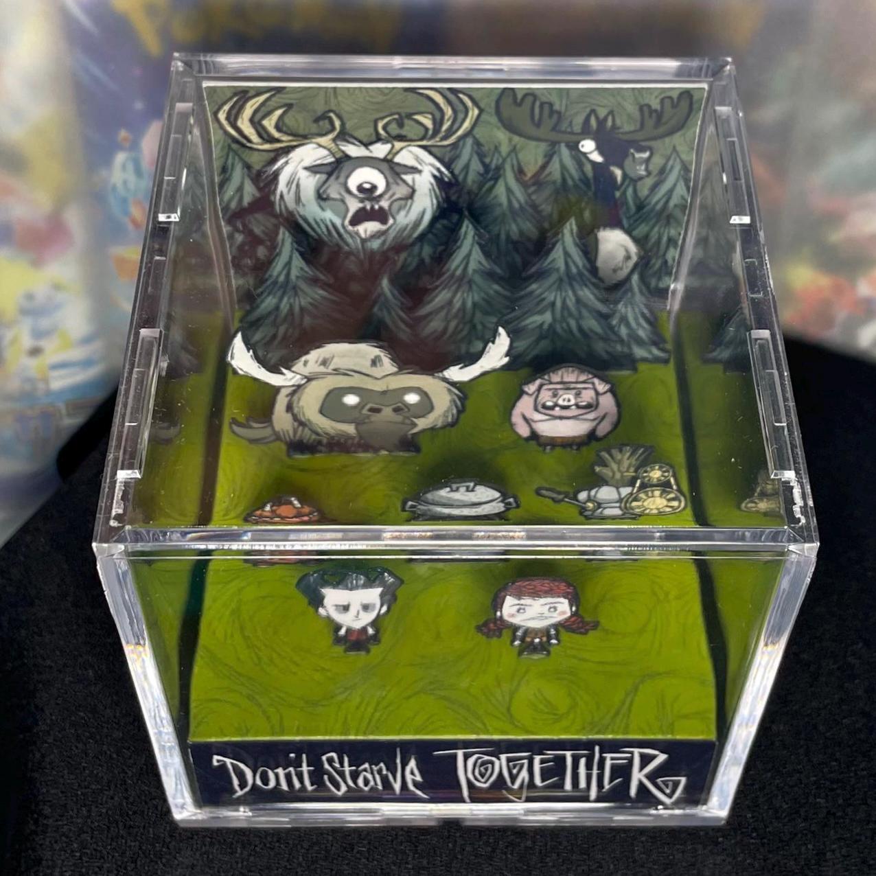 CUSTOMIZABLE Don't Starve Together 3D Diorama Cube, Gamer Decor for Don ...